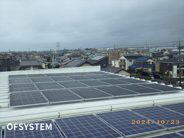 浜松市S社様太陽光パネル