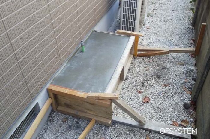 水害に備え基礎は高めに