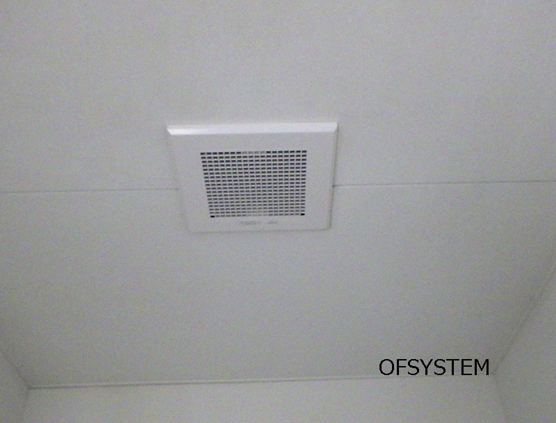 病院換気扇をロスナイ（熱交換機能つき）に