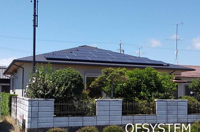新築S様邸　京セラ太陽光6.48kw設置