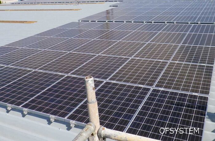 冷凍冷蔵倉庫の自家消費太陽光113kw