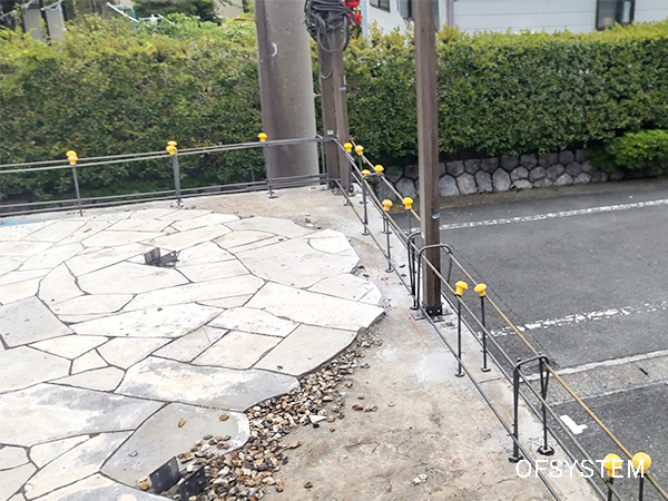 支柱、基礎作り