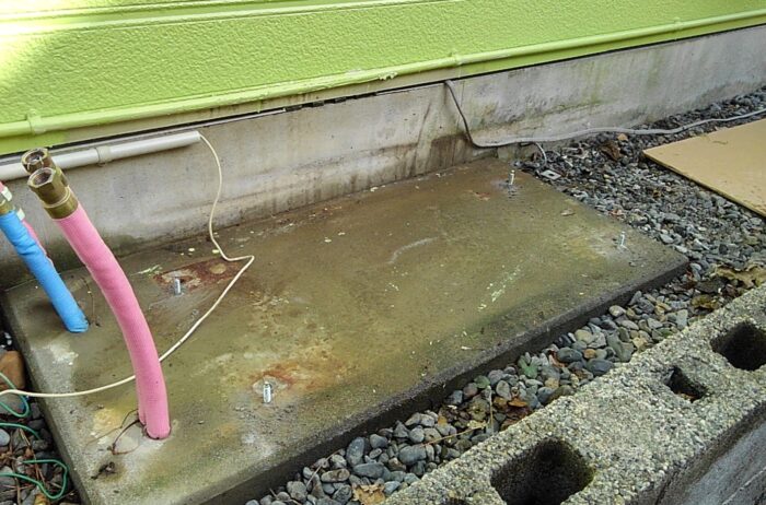 基礎はそのまま、機器のみ交換