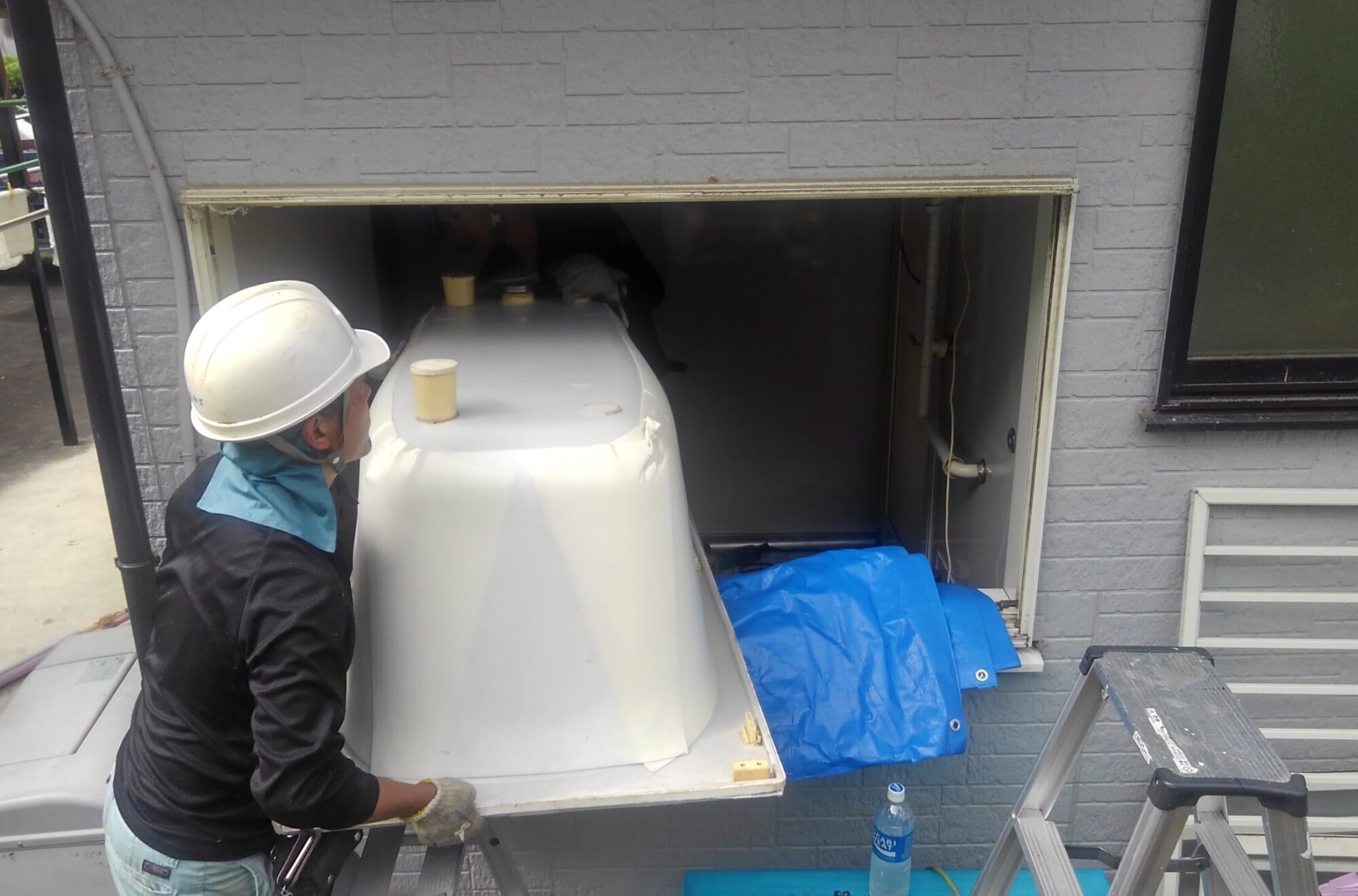 エコキュート交換と浴室改修工事