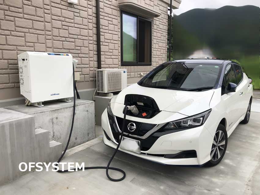 下田市K様　太陽光発電+V2H設置工事