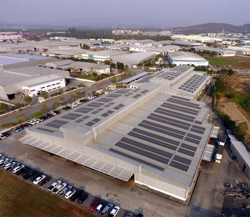 Ｏ社様タイ工場　京セラ太陽光発電設置工事