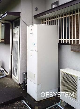エコキュートでお湯（水）も備蓄済み
